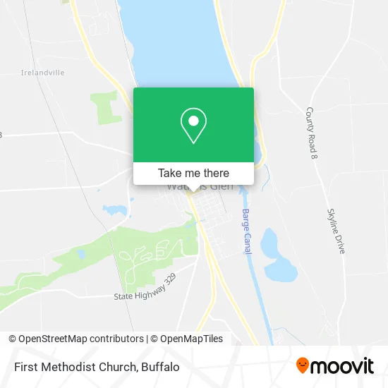 First Methodist Church map