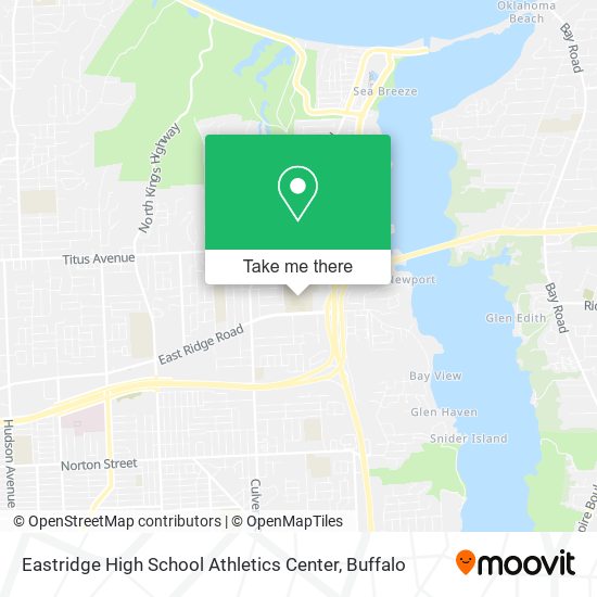 Eastridge High School Athletics Center map