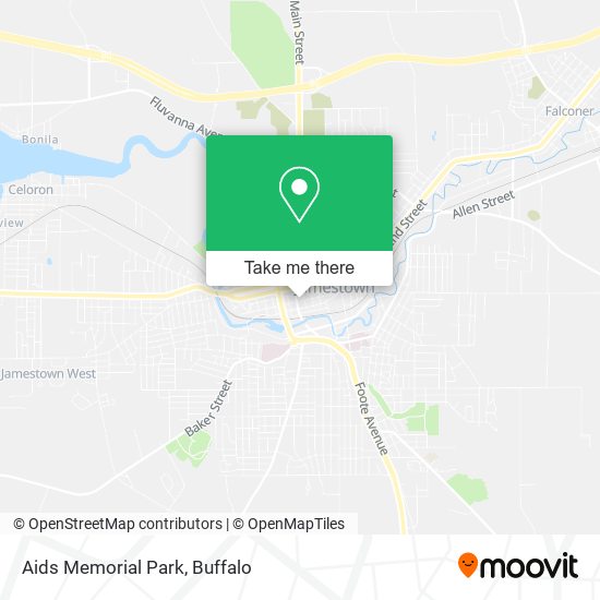 Aids Memorial Park map