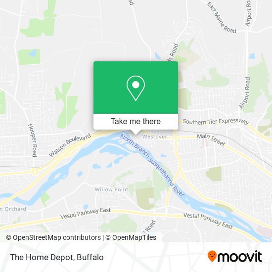 Mapa de The Home Depot