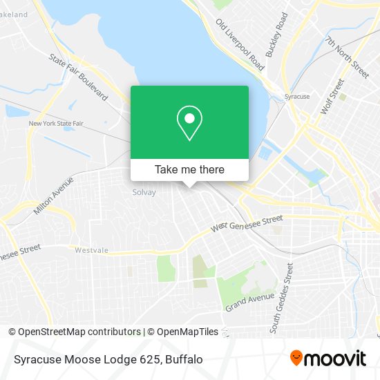 Syracuse Moose Lodge 625 map