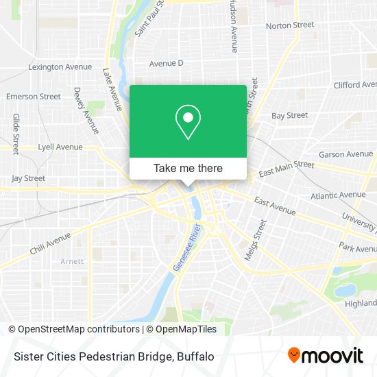 Sister Cities Pedestrian Bridge map