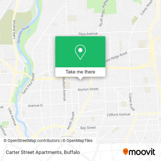 Carter Street Apartments map
