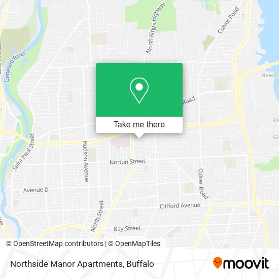 Northside Manor Apartments map