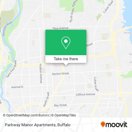 Mapa de Parkway Manor Apartments