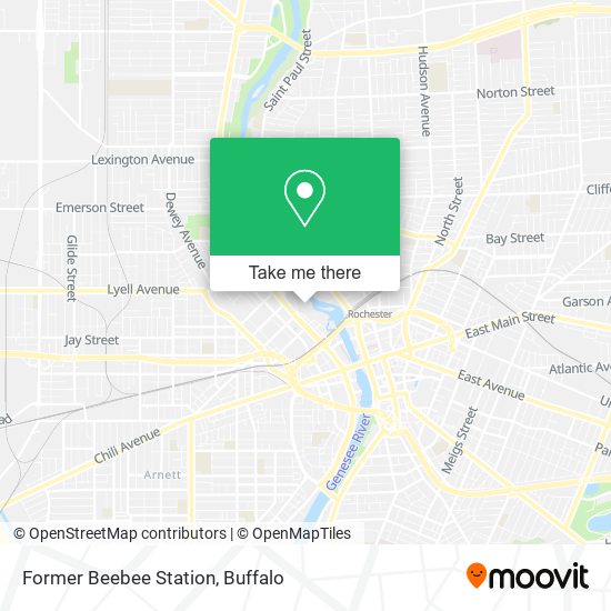 Mapa de Former Beebee Station