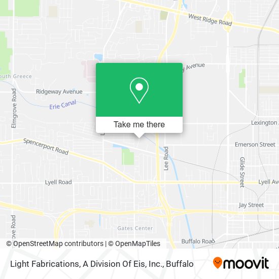 Mapa de Light Fabrications, A Division Of Eis, Inc.