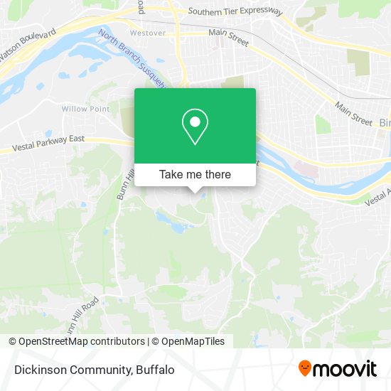 Mapa de Dickinson Community