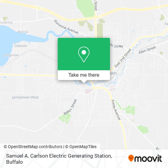 Samuel A. Carlson Electric Generating Station map