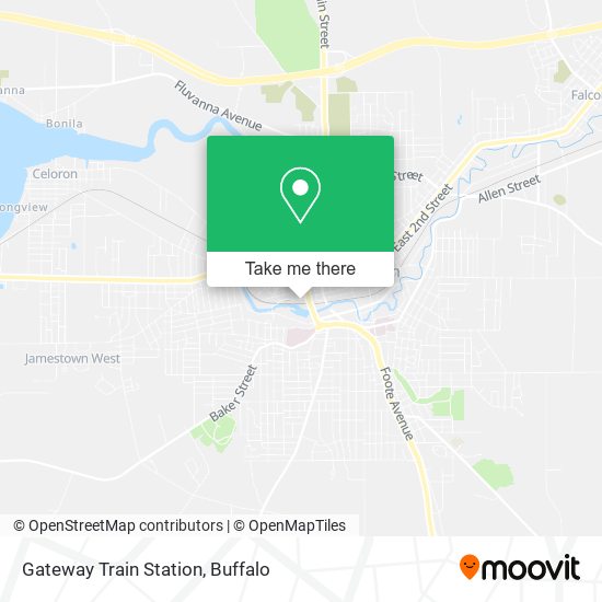 Gateway Train Station map