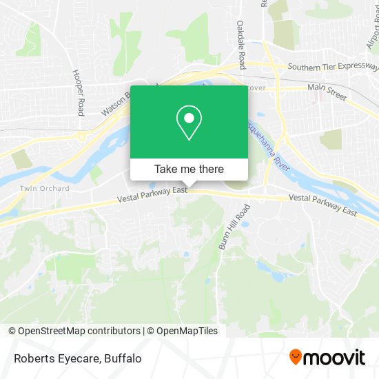 Roberts Eyecare map