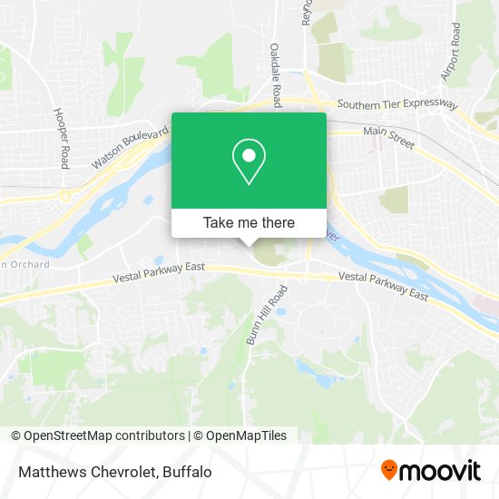 Matthews Chevrolet map