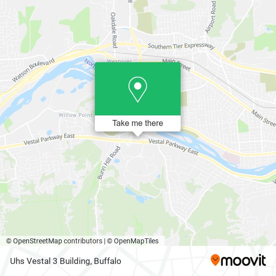 Mapa de Uhs Vestal 3 Building