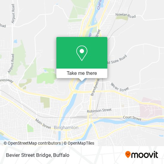 Bevier Street Bridge map