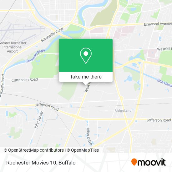 Mapa de Rochester Movies 10