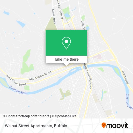Walnut Street Apartments map