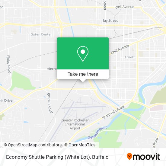 Economy Shuttle Parking (White Lot) map