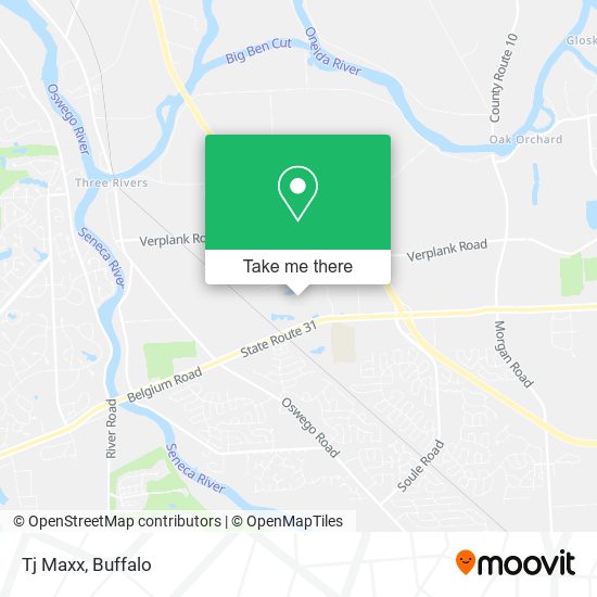 Mapa de Tj Maxx