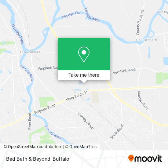 Mapa de Bed Bath & Beyond