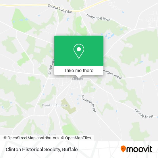 Clinton Historical Society map