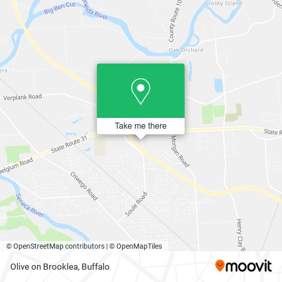 Olive on Brooklea map