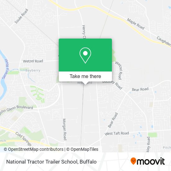 National Tractor Trailer School map