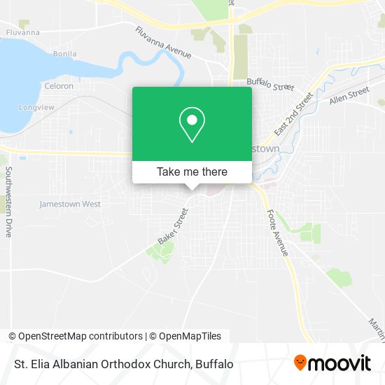 St. Elia Albanian Orthodox Church map