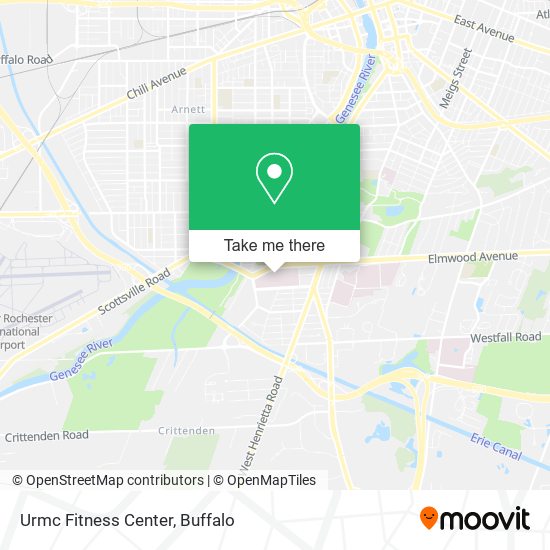 Urmc Fitness Center map