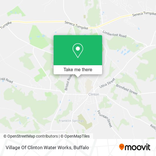 Village Of Clinton Water Works map