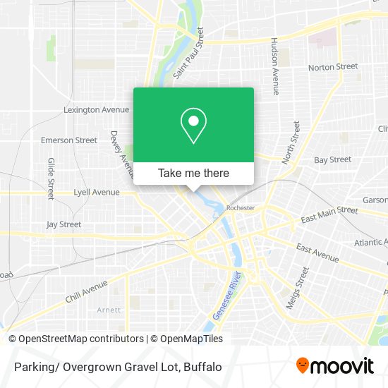 Mapa de Parking/ Overgrown Gravel Lot