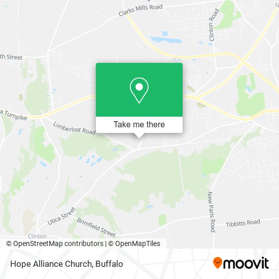 Mapa de Hope Alliance Church