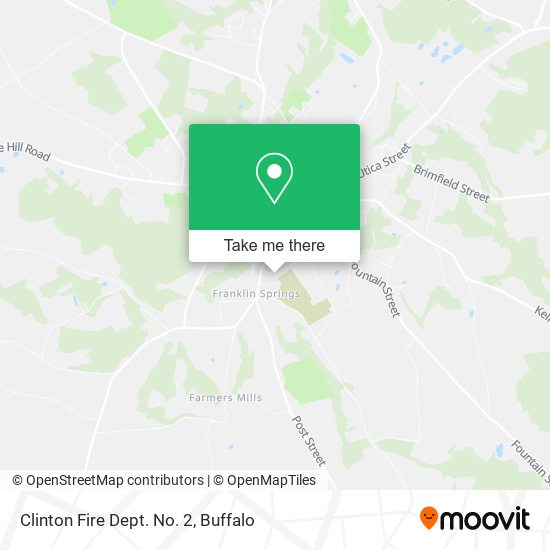 Clinton Fire Dept. No. 2 map