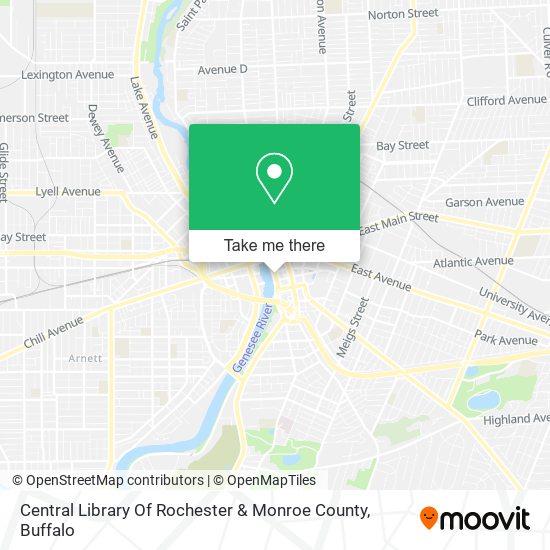 Central Library Of Rochester & Monroe County map