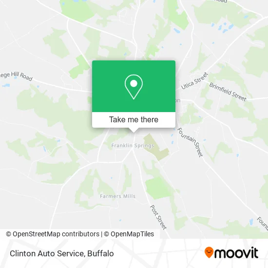 Clinton Auto Service map