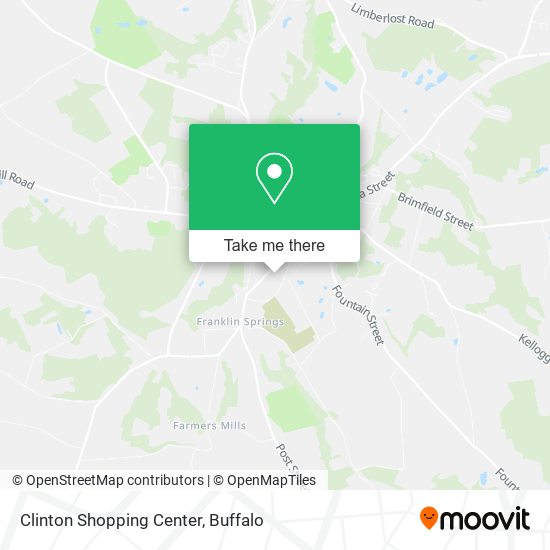 Clinton Shopping Center map