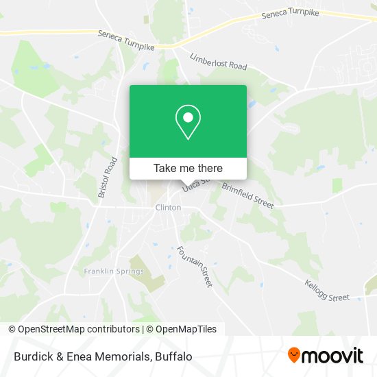 Burdick & Enea Memorials map