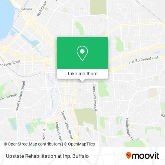 Mapa de Upstate Rehabilitation at Ihp