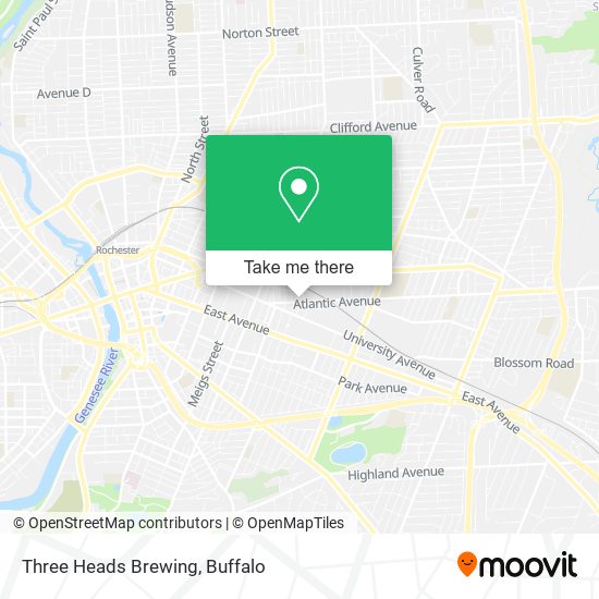 Three Heads Brewing map