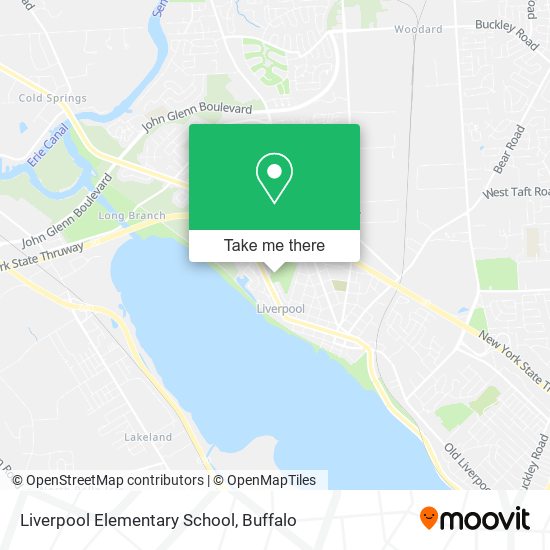 Mapa de Liverpool Elementary School