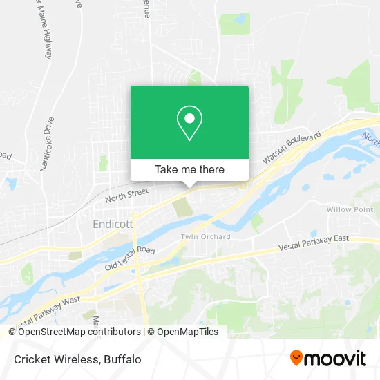 Cricket Wireless map