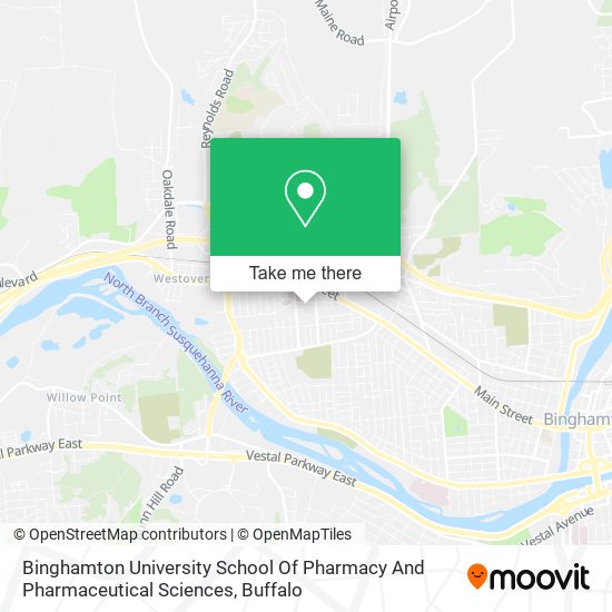 Binghamton University School Of Pharmacy And Pharmaceutical Sciences map