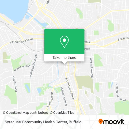 Syracuse Community Health Center map