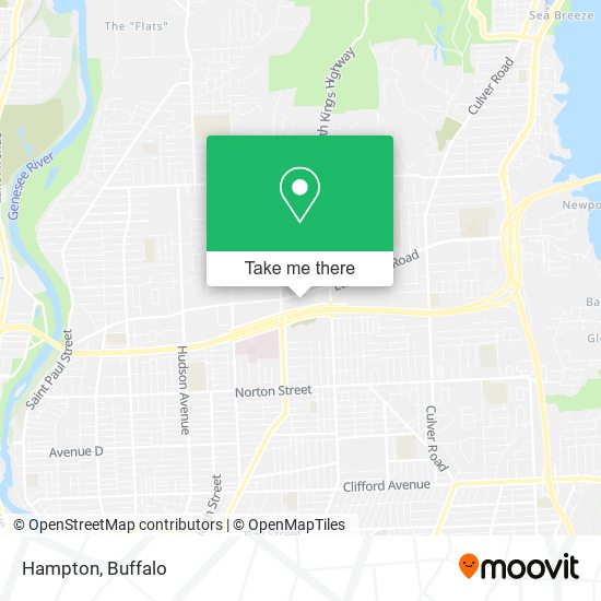 Mapa de Hampton