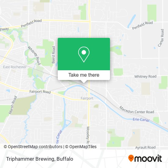 Triphammer Brewing map