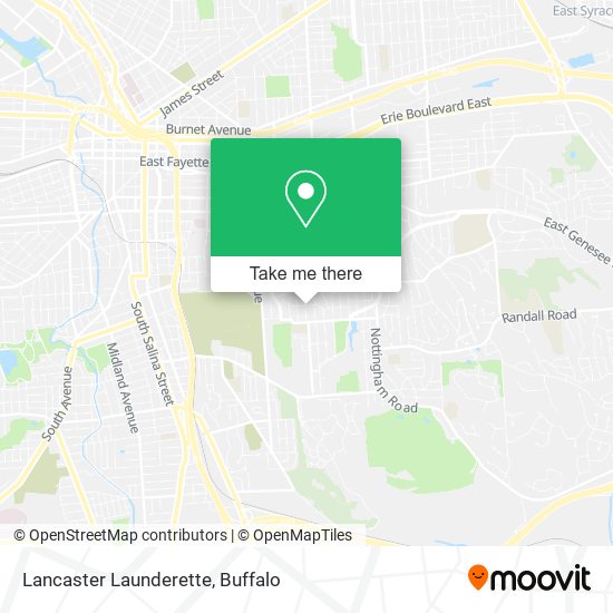 Lancaster Launderette map