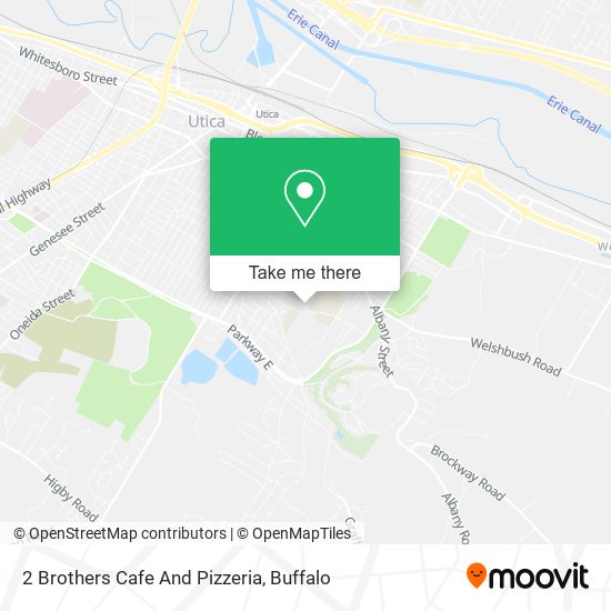 Mapa de 2 Brothers Cafe And Pizzeria