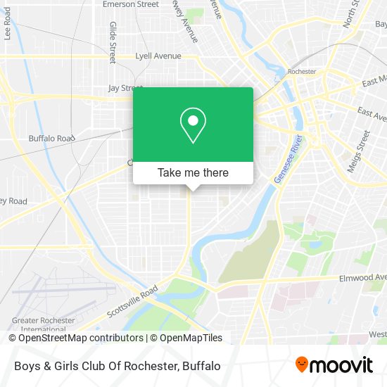 Boys & Girls Club Of Rochester map