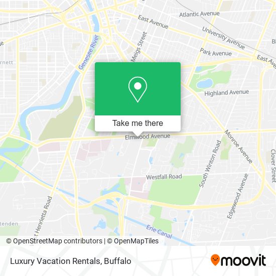Luxury Vacation Rentals map