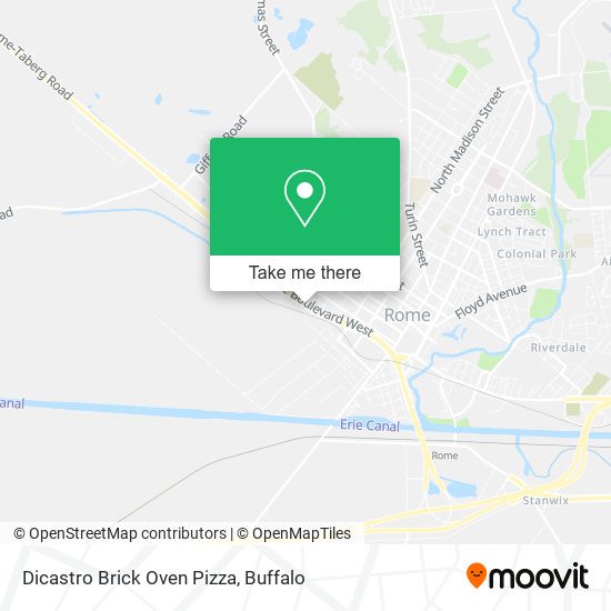 Mapa de Dicastro Brick Oven Pizza