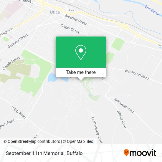 September 11th Memorial map